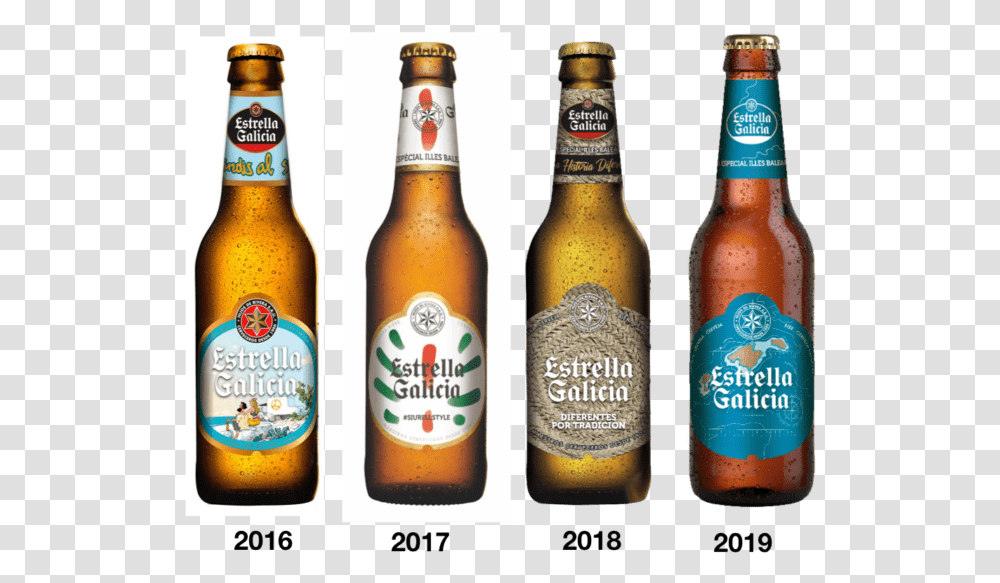Estrella Galicia, Beer, Alcohol, Beverage, Drink Transparent Png