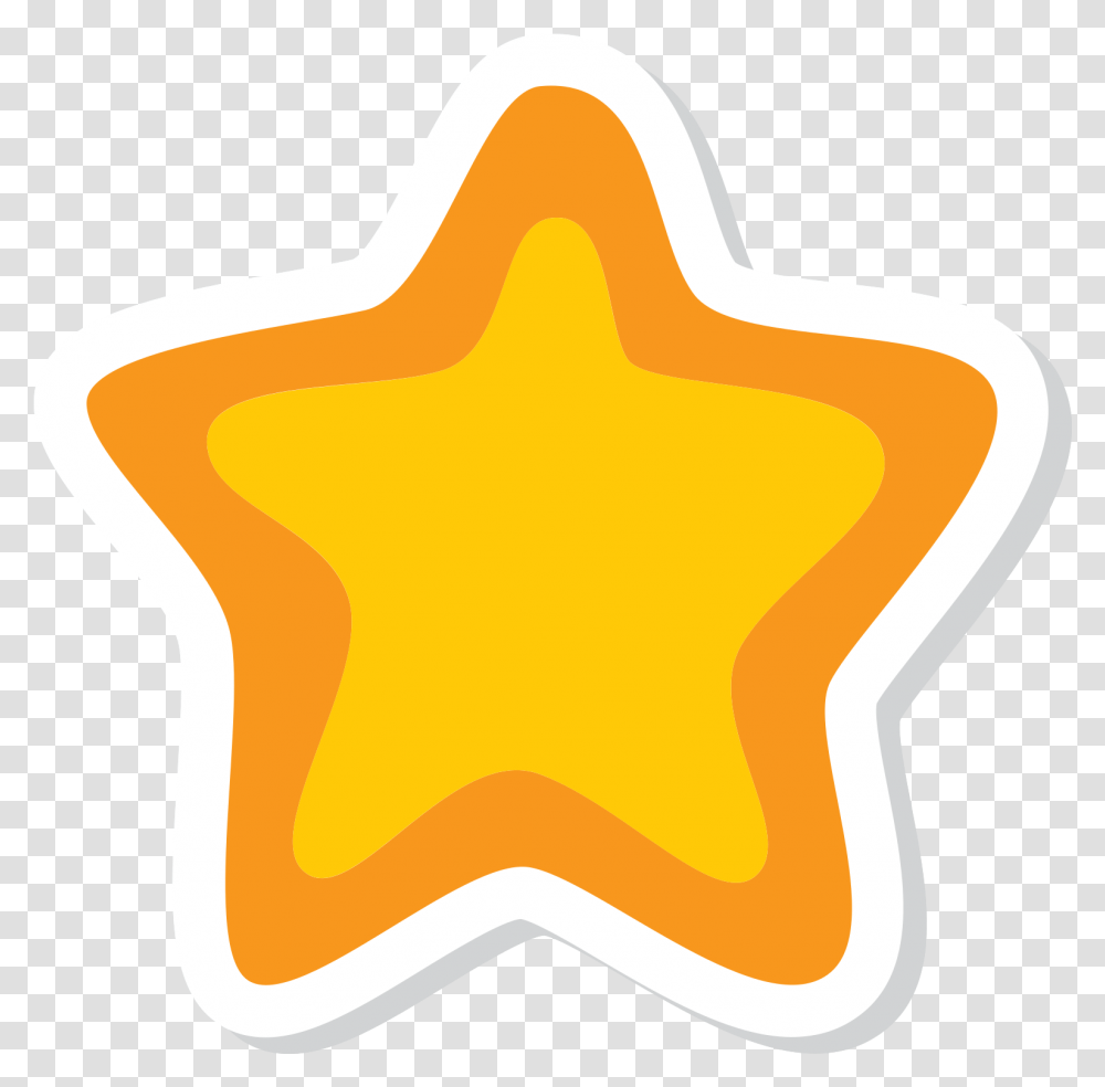 Estrella With Background Clip Art, Star Symbol, Sweets, Food, Confectionery Transparent Png