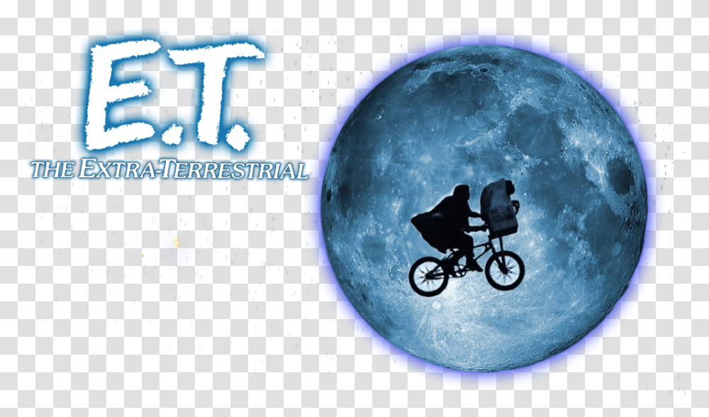 Et Movie Et The Extra Terrestrial Moon Logo, Bicycle, Vehicle, Transportation, Bike Transparent Png