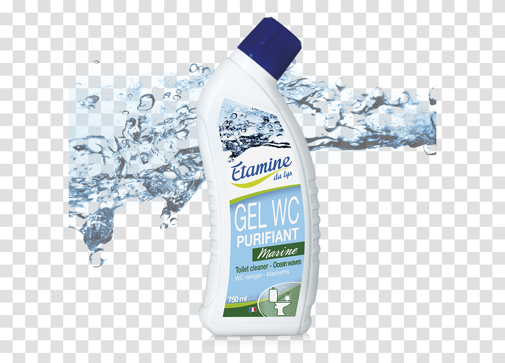 Etamine Du Lys Gel Wc Dtartrant, Bottle, Mineral Water, Beverage, Water Bottle Transparent Png