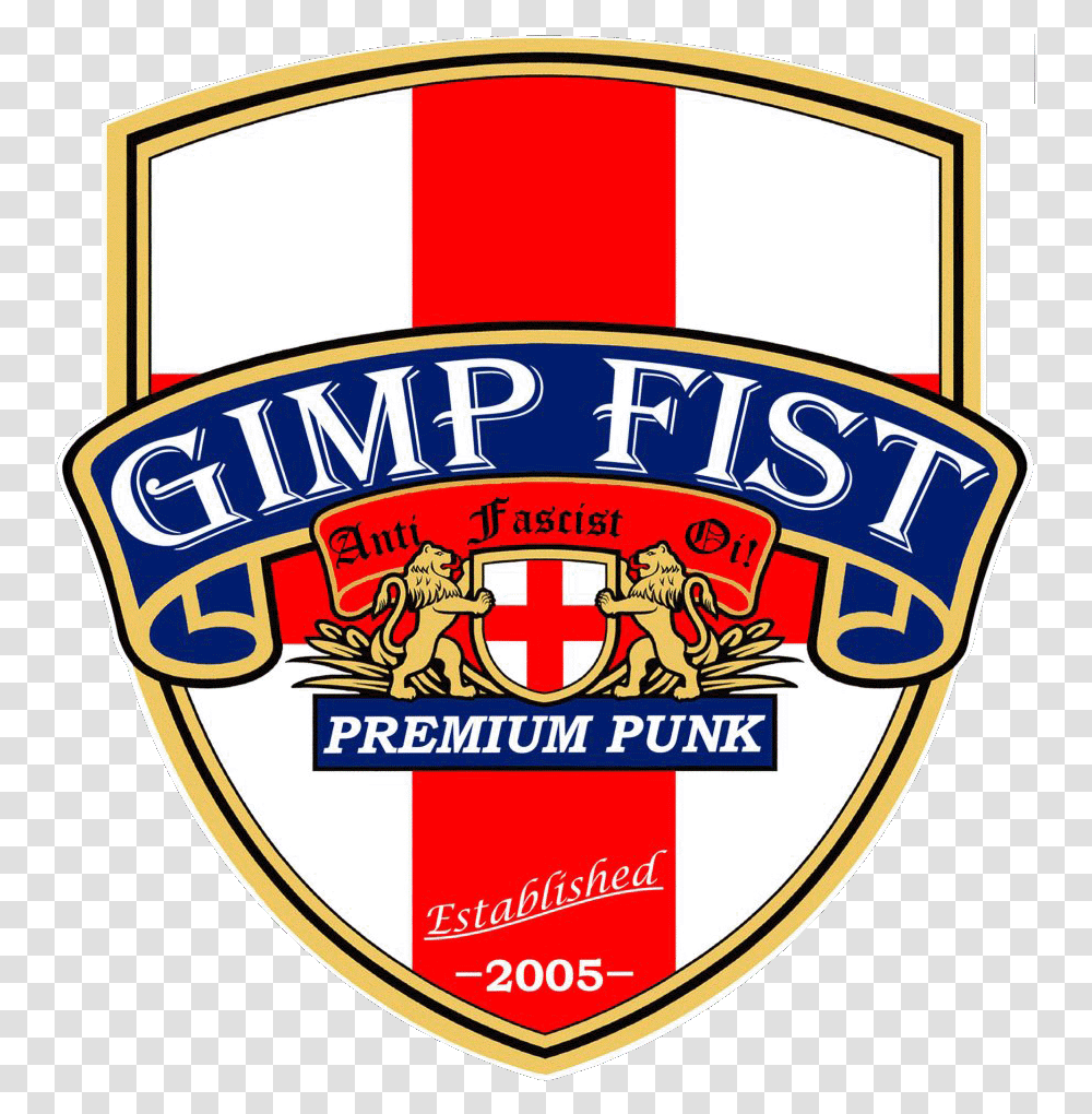 Eternal Terror Gimp Fist Punk Rockers At Heart Bombardier Beer, Logo, Symbol, Trademark, Badge Transparent Png