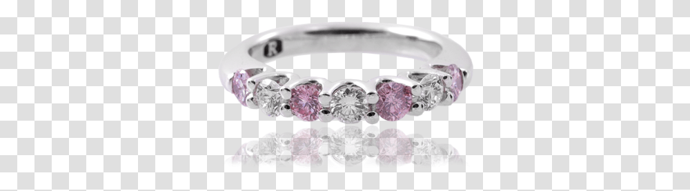 Eternity Ring With Pink Diamond Ring Wedding Anniversary Engagement Ring, Gemstone, Jewelry, Accessories, Accessory Transparent Png
