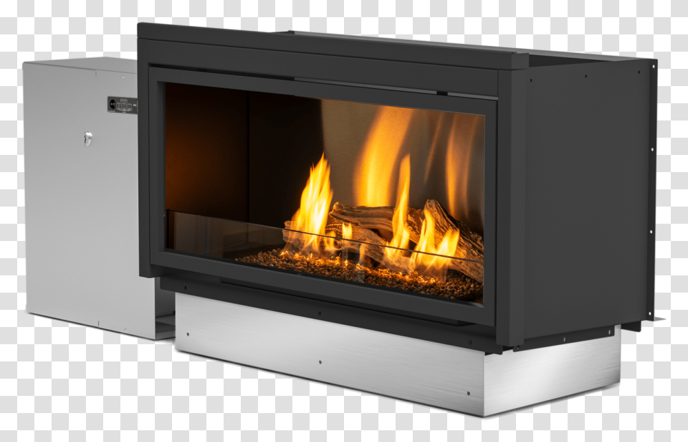 Ethanol Fireplace Insert To Install In Furniture Pure Fireplace, Indoors, Hearth Transparent Png