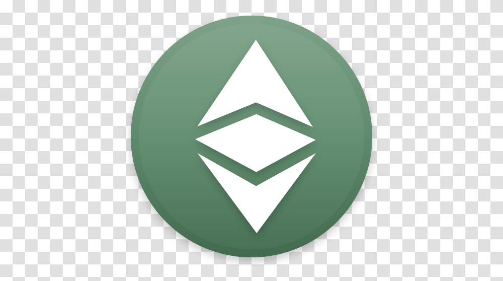 Ethereum Classic Icon Ethereum Ethereum Classic, Symbol, Logo, Trademark, Crystal Transparent Png