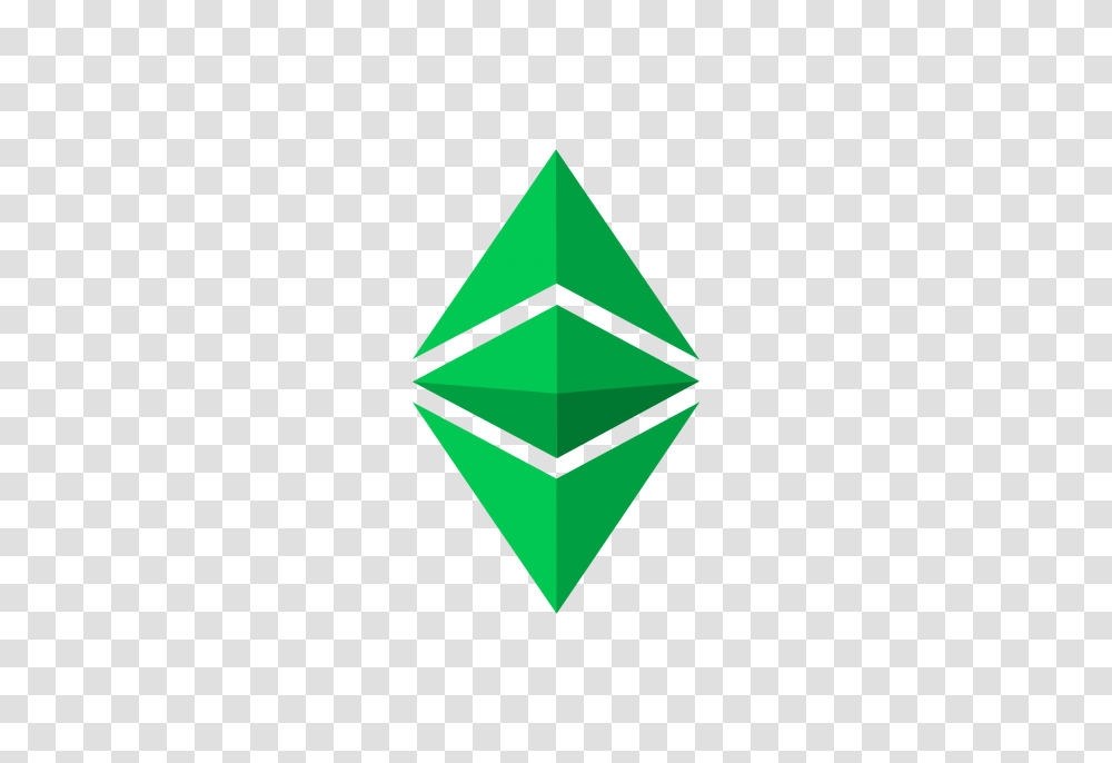 Ethereum Classic Logo Ethereum Classic Logo, Triangle, Pattern, Art Transparent Png