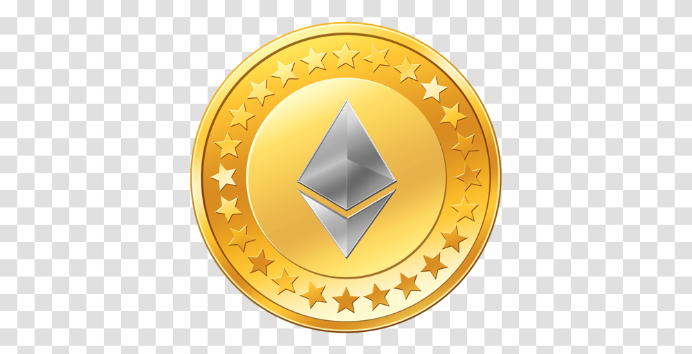 Ethereum Icon Ethereum, Gold, Gold Medal, Trophy, Coin Transparent Png