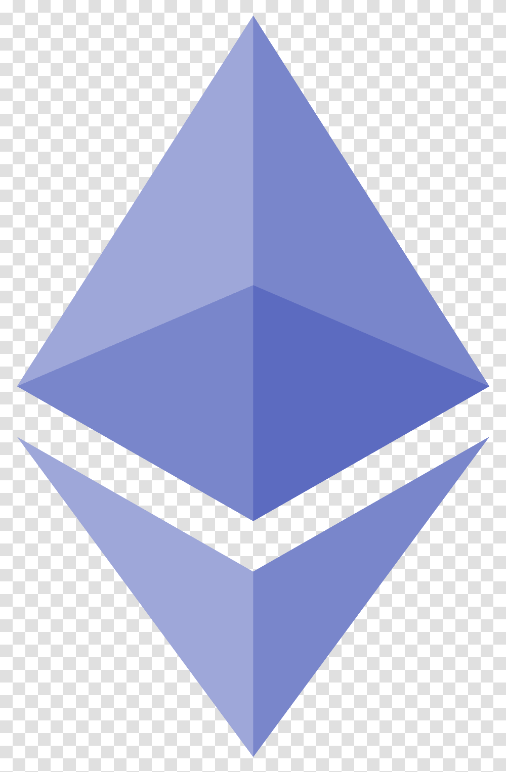 Ethereum Logo 9 Image Ethereum Logo, Triangle, Rug Transparent Png