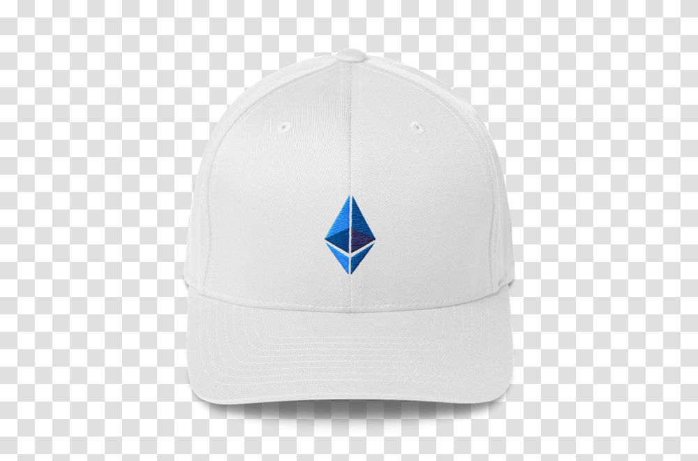 Ethereum Logo Flexfit Structured Cap Cryptobantam, Apparel, Baseball Cap, Hat Transparent Png