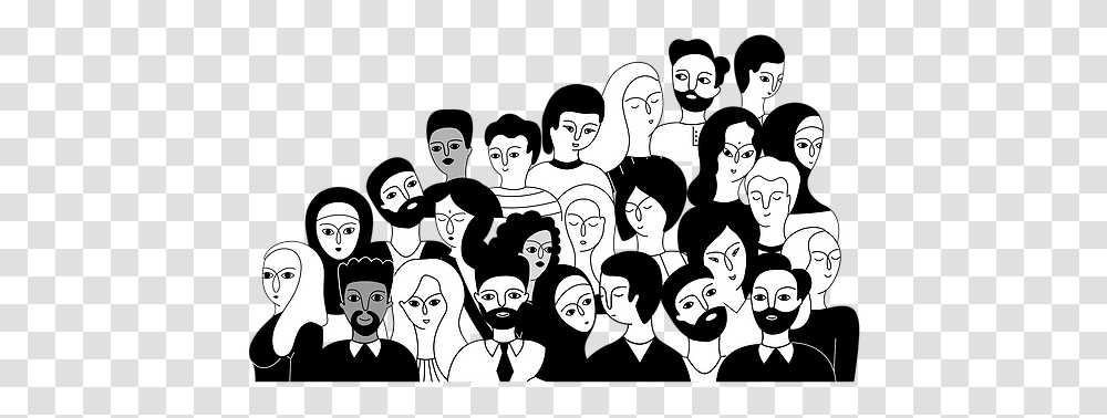 Ethics For Technology Hattusia Diversity Black And White, Person, Human, Drawing, Art Transparent Png