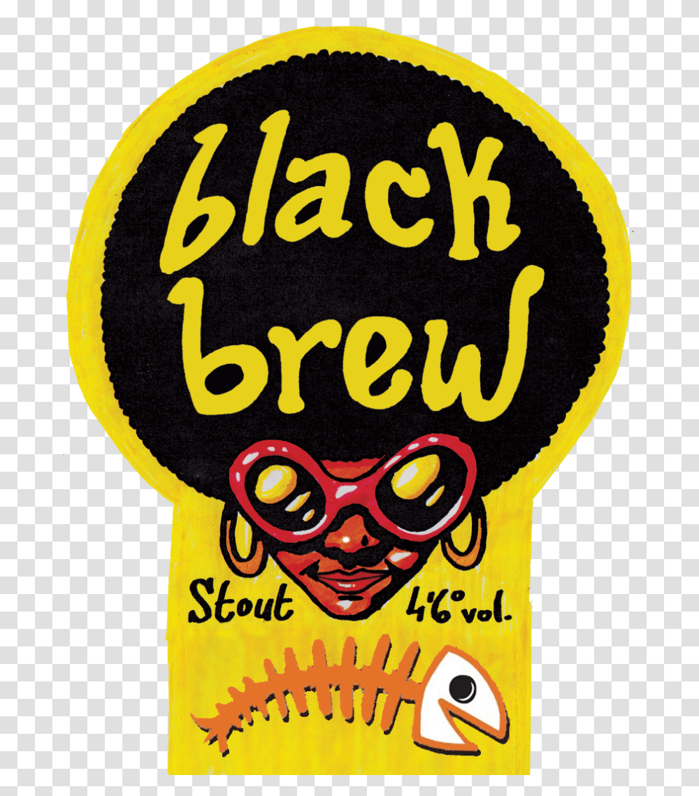 Etiqueta Black Brew Poster, Advertisement, Label, Flyer Transparent Png
