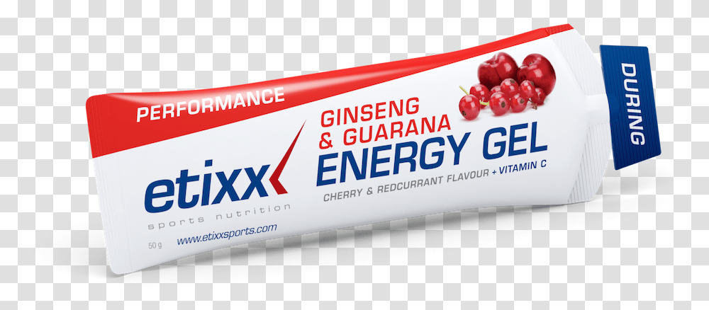Etixx Energy Gel Etixx Ginseng Y Guarana Energy Gel, Toothpaste, Word, Business Card, Paper Transparent Png