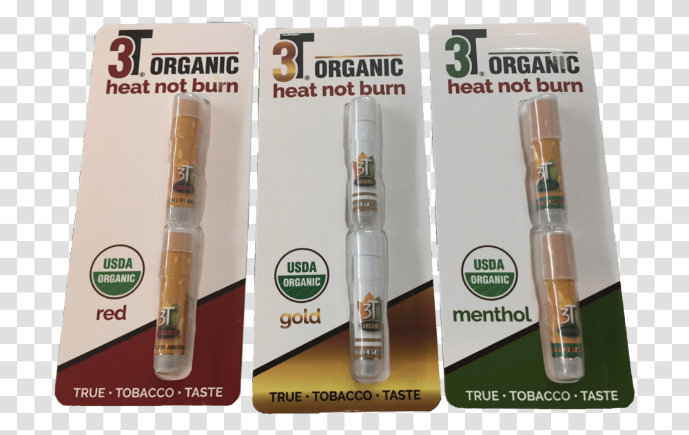 Etron 3t Organic Red Gold And Menthol Bubble Packs Organic Certification, Beer, Beverage, Injection, Cosmetics Transparent Png