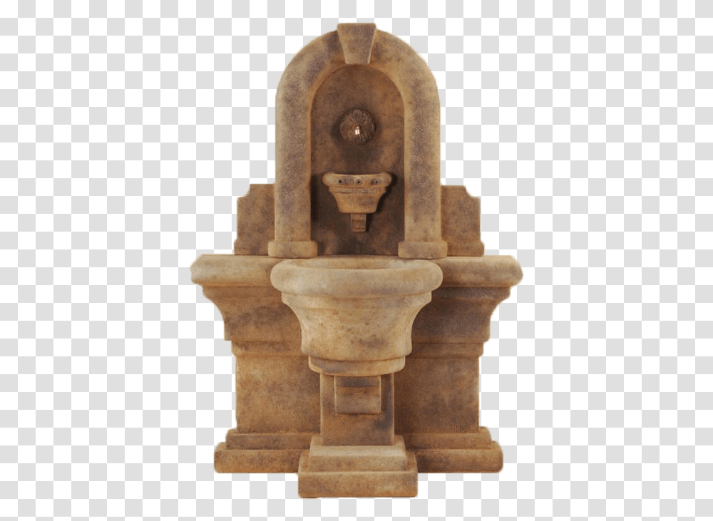 Etruria Wall Cast Stone Outdoor Fountain Fountain Tuscan Carving, Water, Architecture, Building, Archaeology Transparent Png