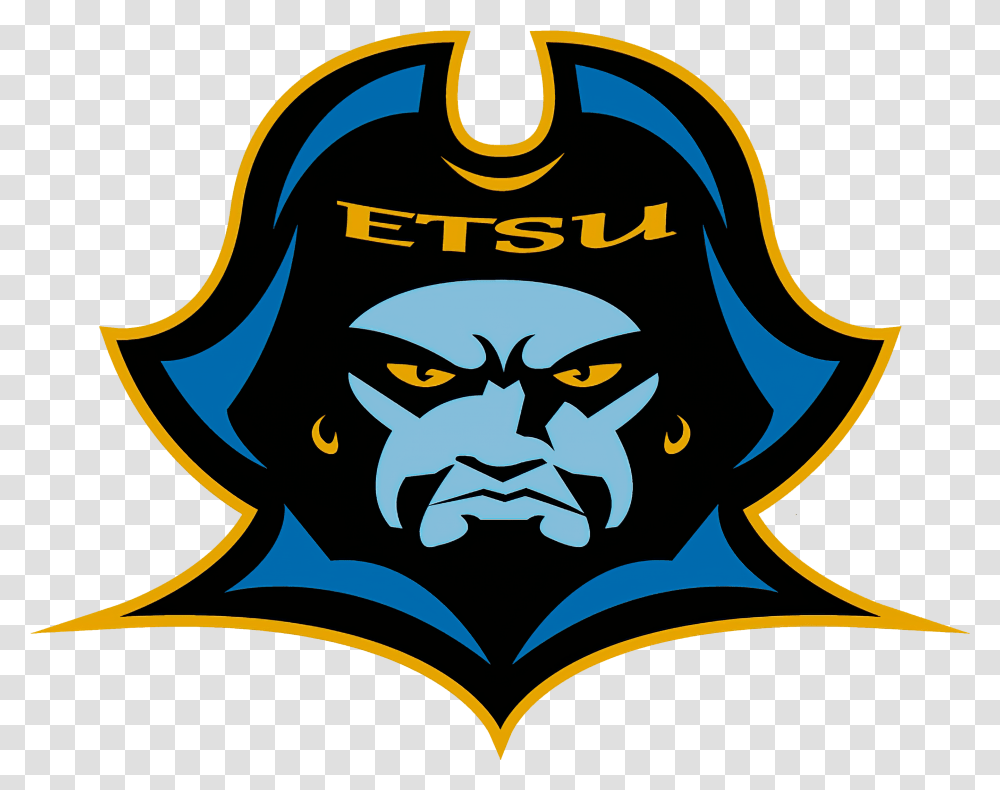 Etsu Buccaneers Logo Logo East Tennessee State Basketball, Symbol, Batman Logo Transparent Png