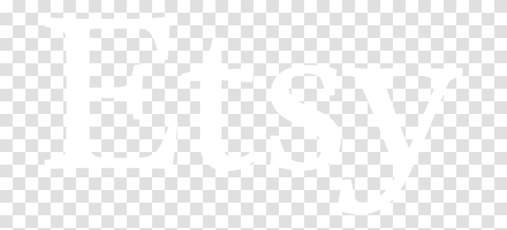 Etsy Logo White, Label, Stencil Transparent Png