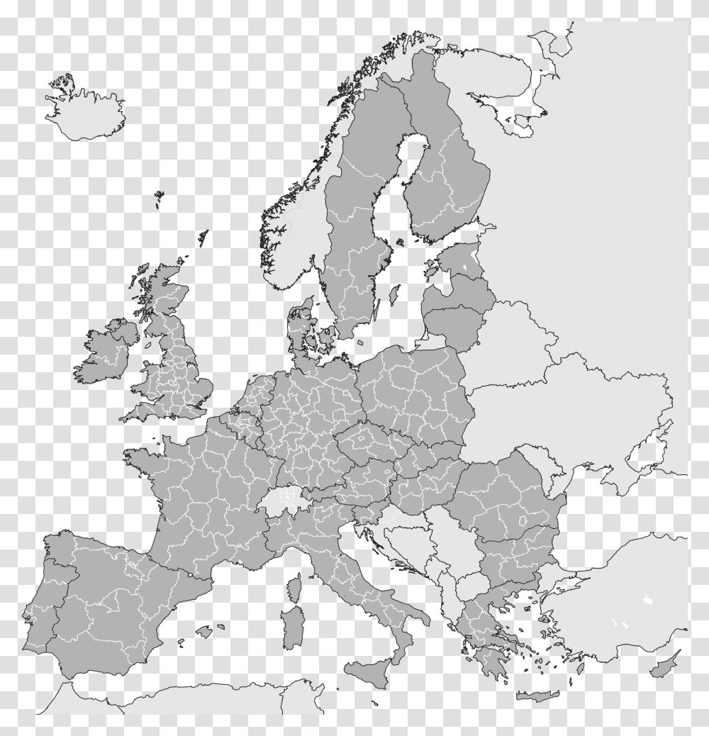 Eu Nuts 2 Regions, Map, Diagram, Plot, Atlas Transparent Png
