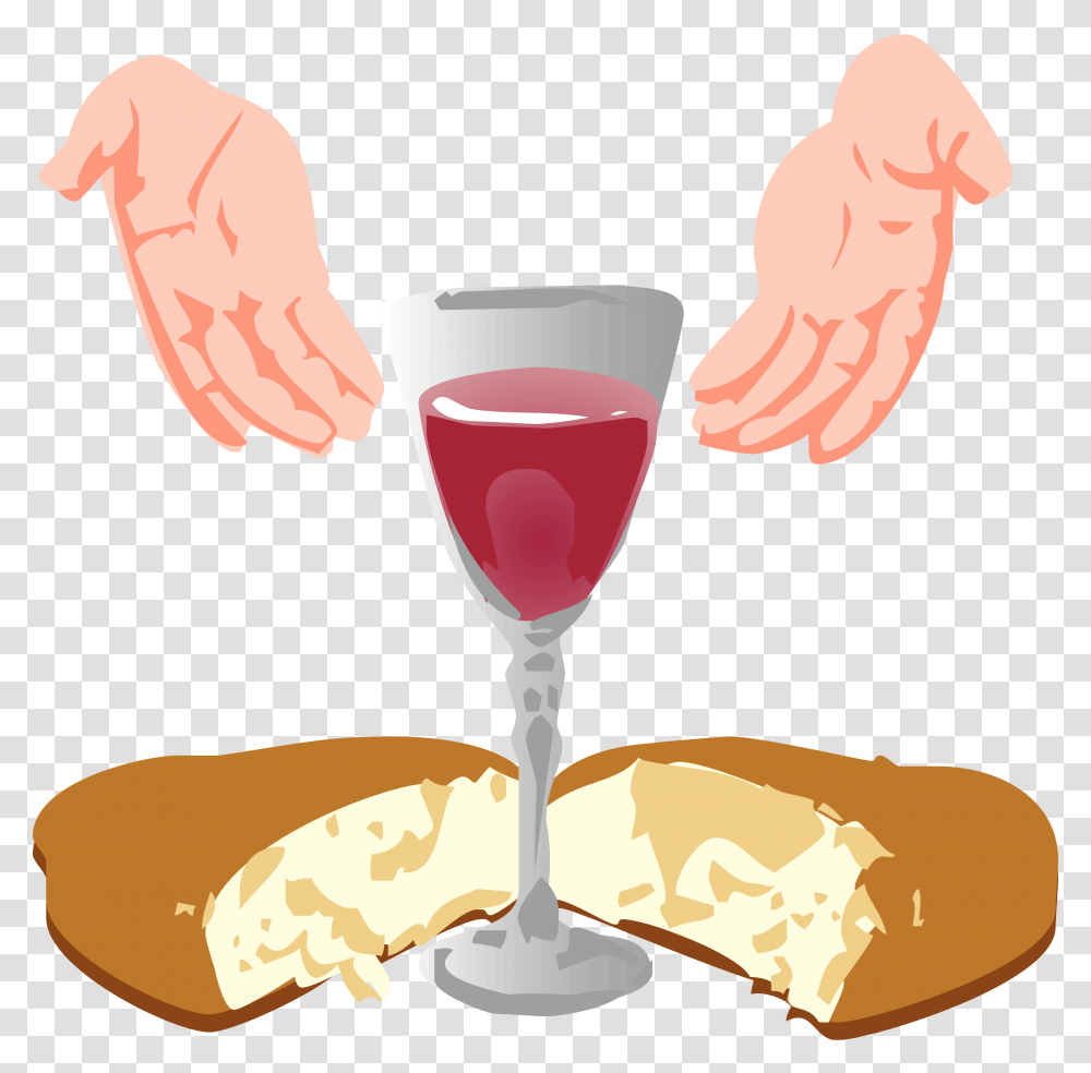Eucharist Bread Clip Art Eucharist, Glass, Food, Beverage, Drink Transparent Png