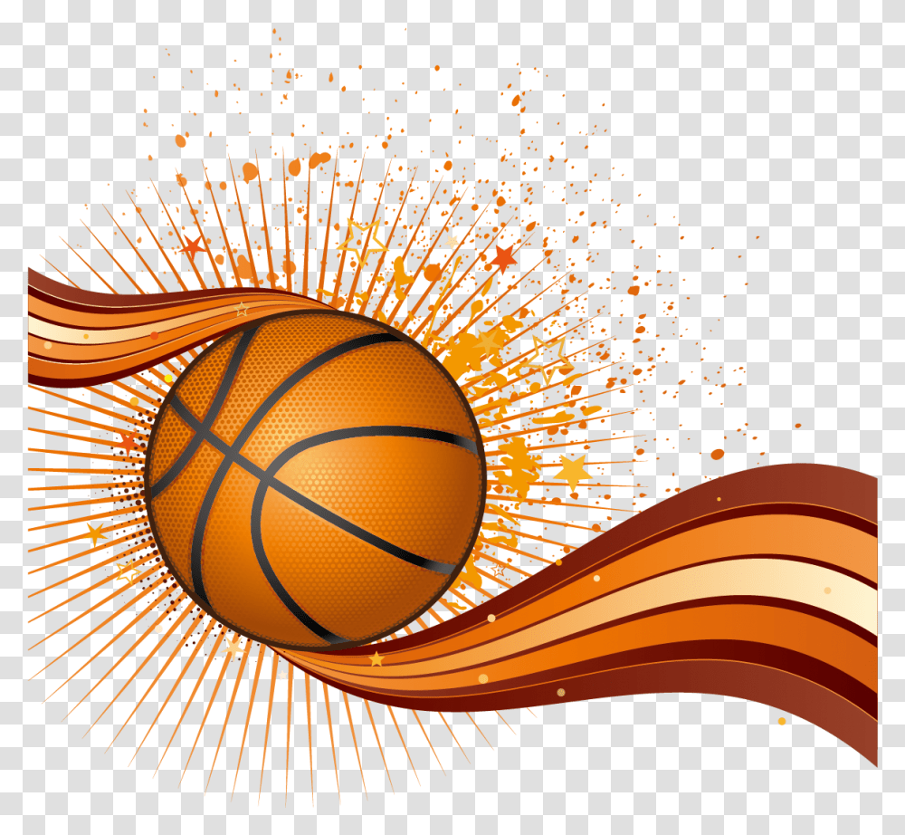 Euclidean And Watercolor Background Designs For Basketball, Sphere, Pattern, Ornament, Fractal Transparent Png