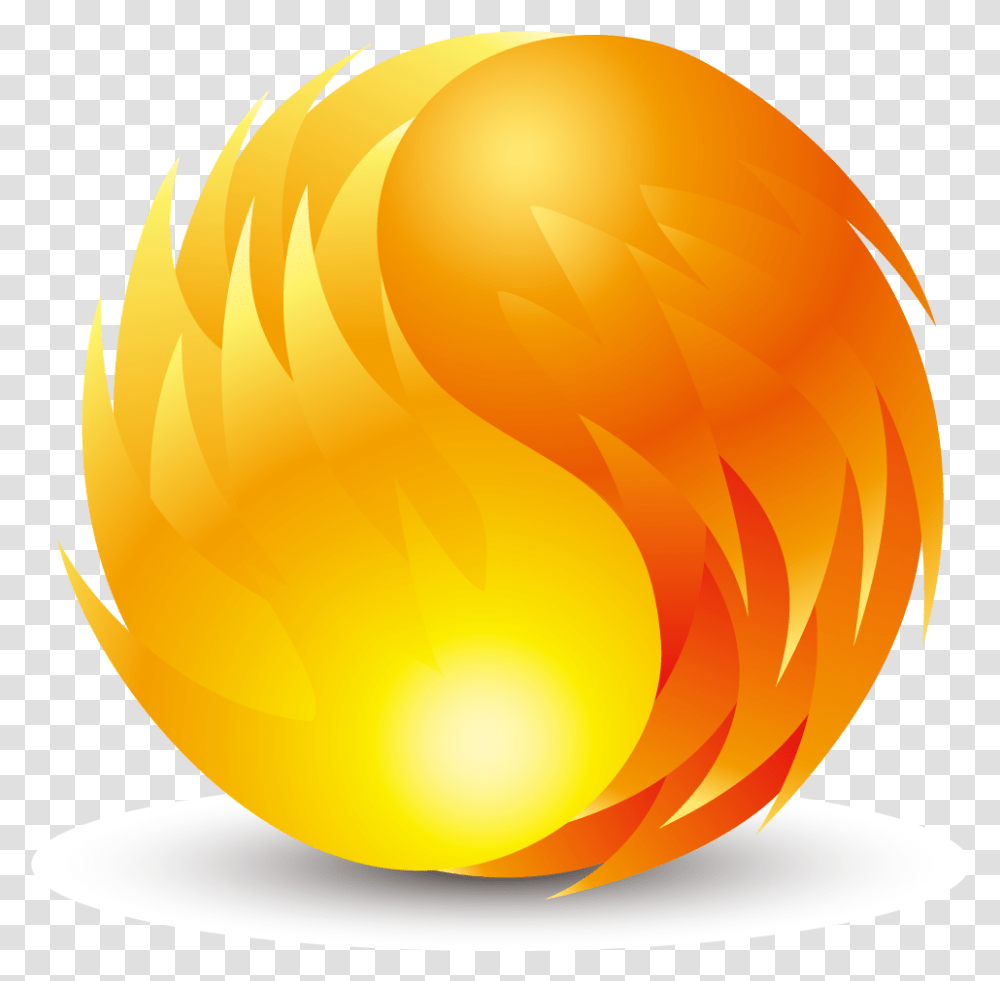 Euclidean Vector Fire Fire Element, Sphere, Ball, Plant, Fruit Transparent Png