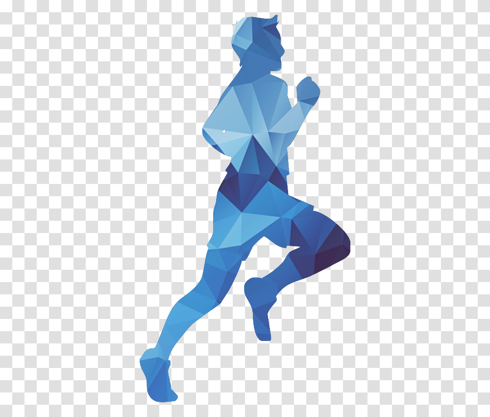 Euclidean Vector Running Silhouette Vector Running Silhouette, Paper, Origami Transparent Png