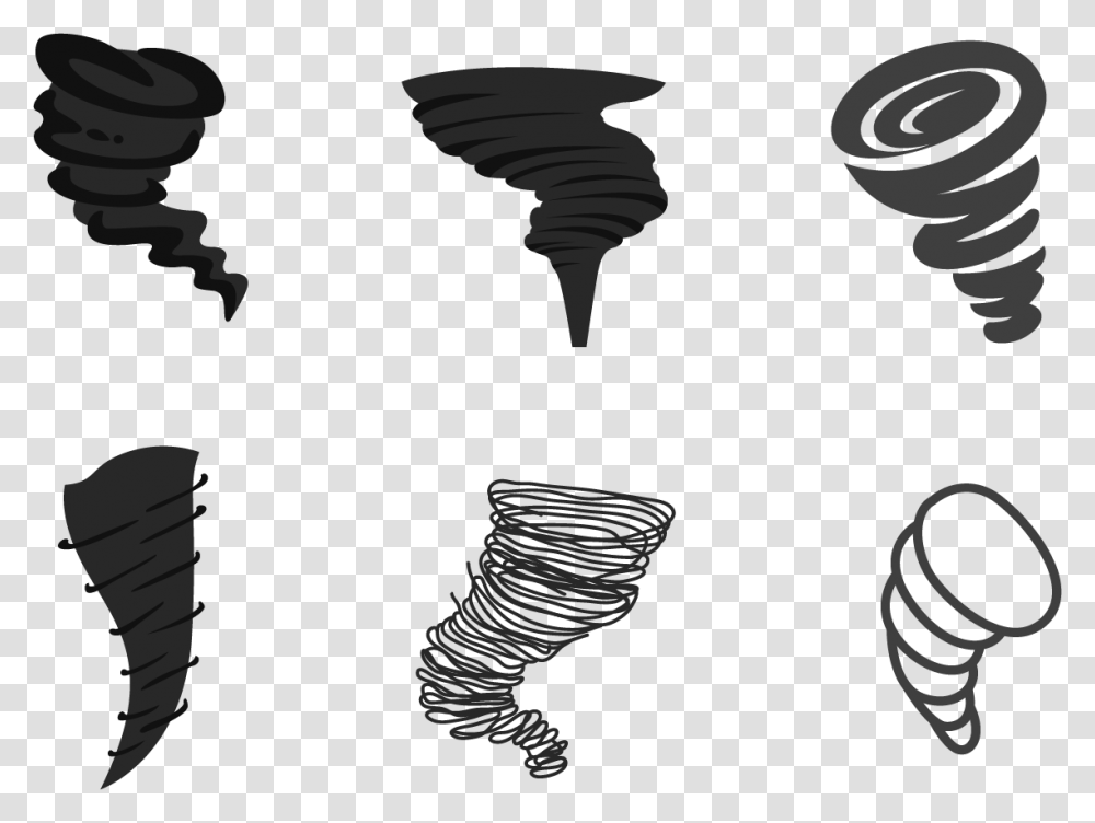 Euclidean Vector Tornado Icon Tornado Icono, Spiral, Stencil, Suspension, Coil Transparent Png