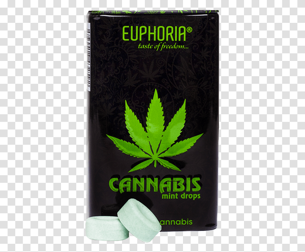 Euphoria Cannabis Mint Drops, Plant, Weed, Book, Hemp Transparent Png