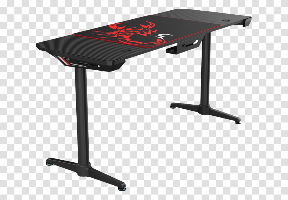 Eureka I60 Gaming Desk Table Pc Gamer, Furniture, Tabletop, Chair, Electronics Transparent Png