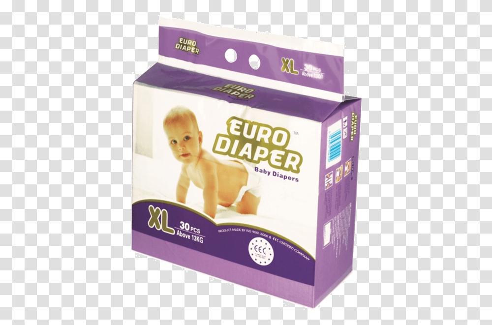 Euro Baby Diaper Blond, Person, Human, Box, Carton Transparent Png