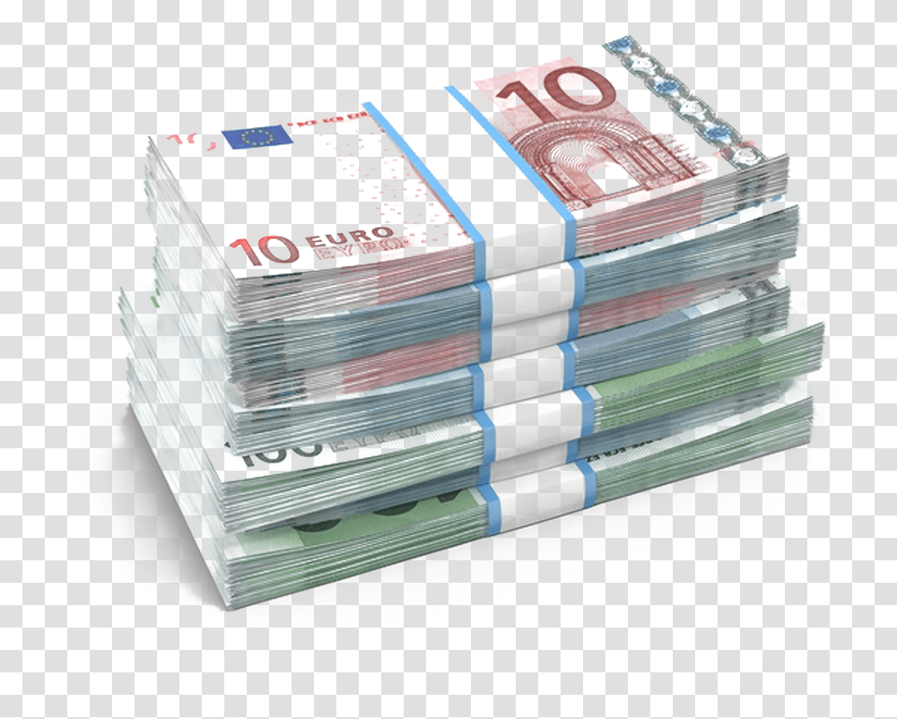 Euro Banknotes Cash Euro Coins Euros, Box, Money, Dollar Transparent Png