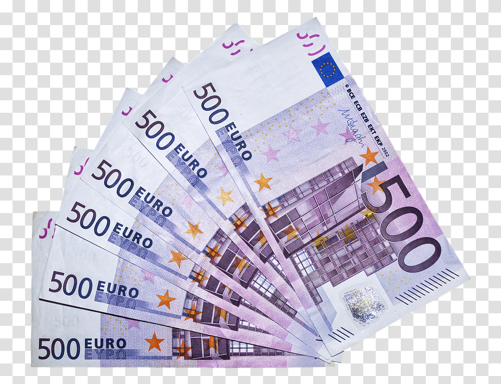 Euro Bill, Paper, Poster, Advertisement Transparent Png