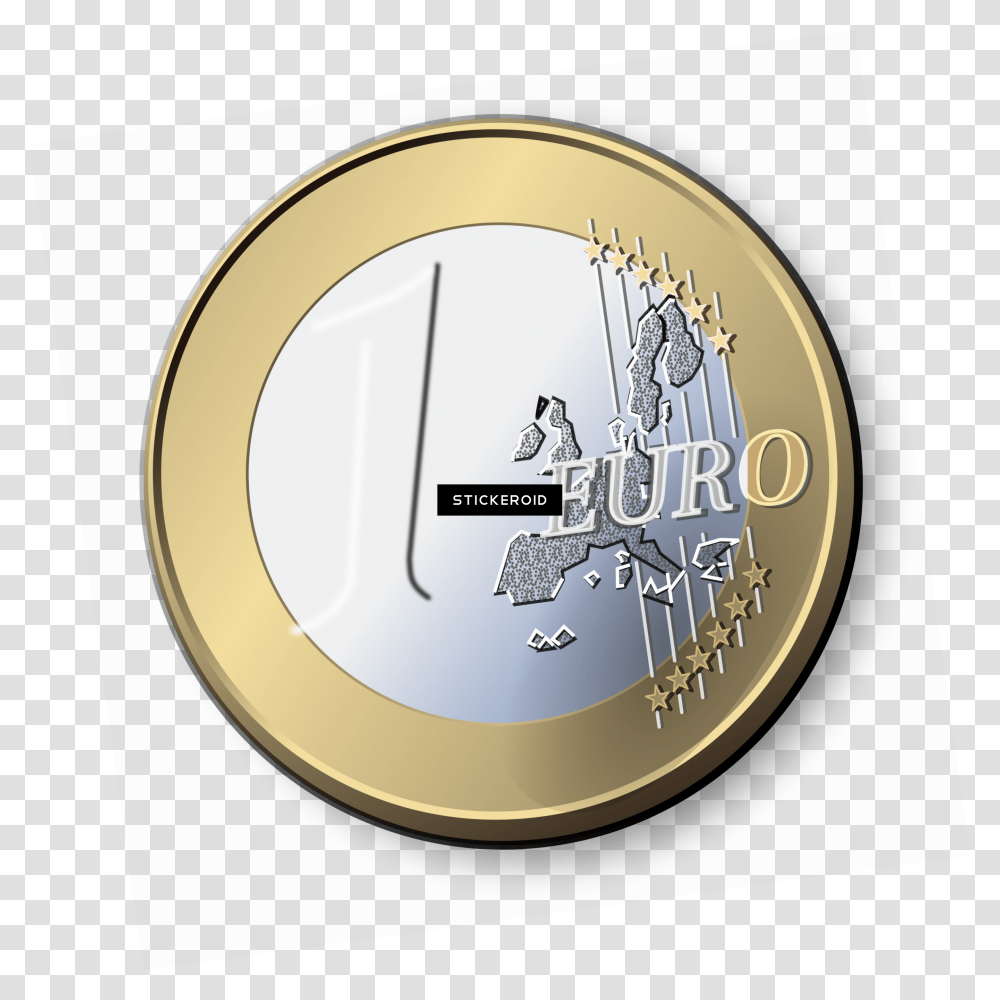 Euro Coin Coins Download Euro Coin, Money, Gold, Nickel Transparent Png