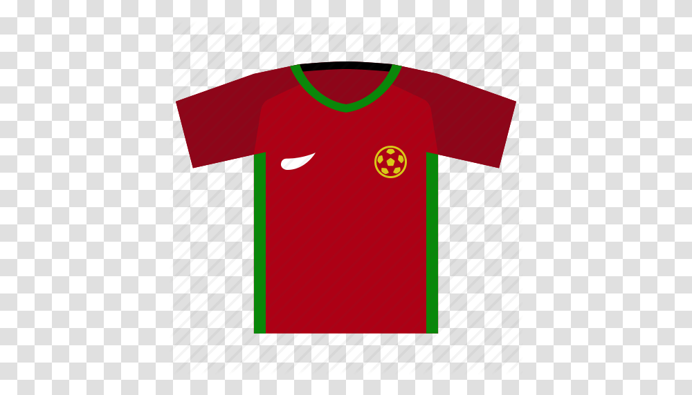 Euro Cup Europe Football Portugal Soccer Icon, Apparel, T-Shirt, Flare Transparent Png