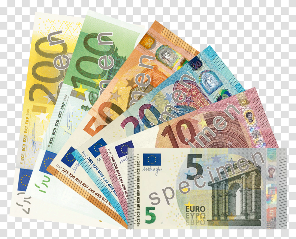 Euro Euro Notes, Book, Money, Dollar, Paper Transparent Png