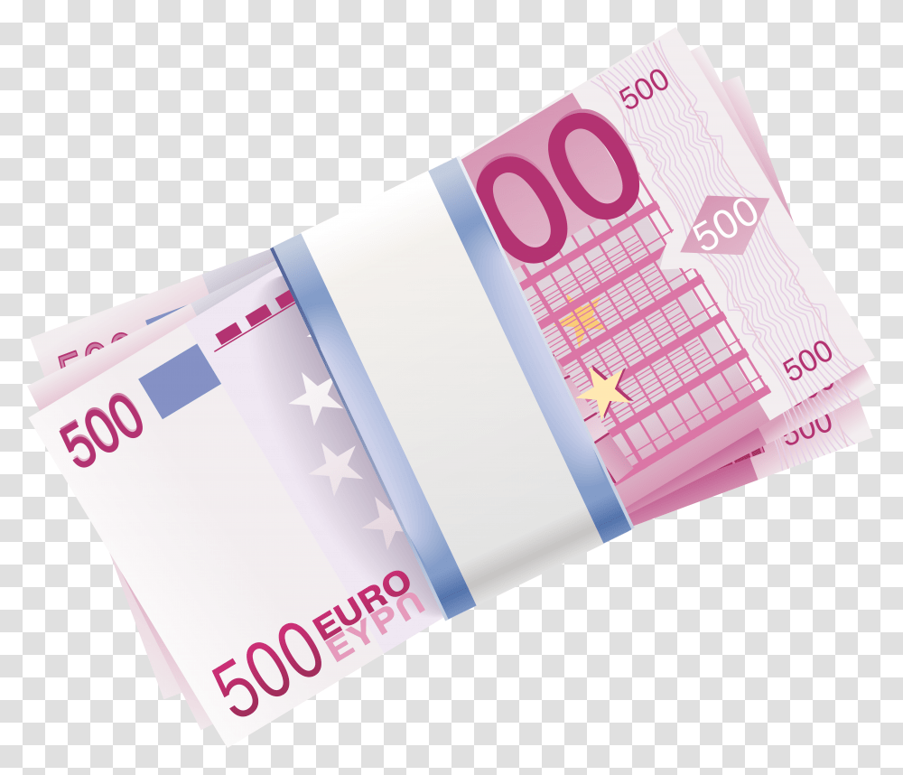 Euro Image Bank Note Euro, Paper, Business Card, Advertisement Transparent Png