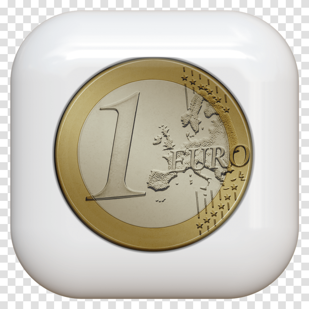 Euro, Money, Coin, Jar Transparent Png