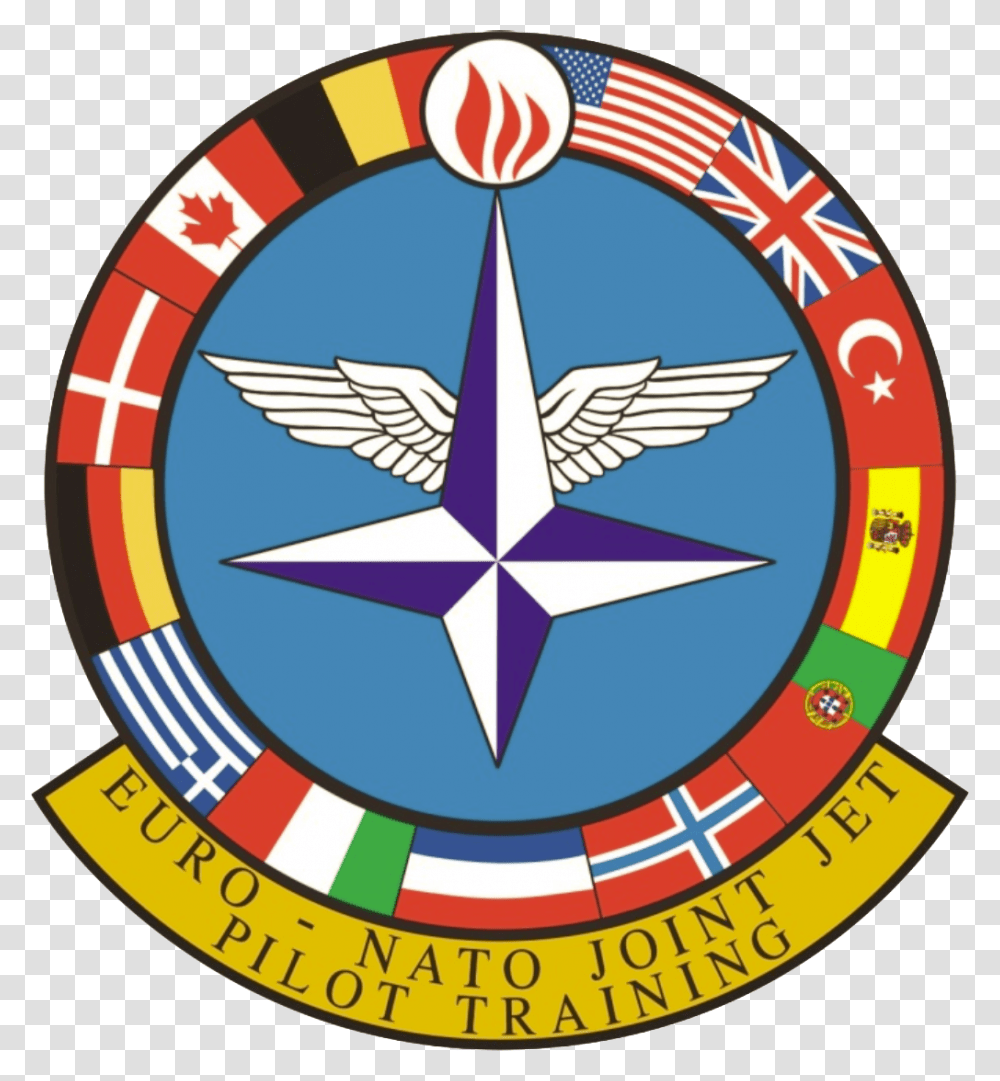 Euro Nato Joint Jet Pilot Training Euro Nato Joint Jet Pilot Training, Logo, Trademark, Compass Transparent Png