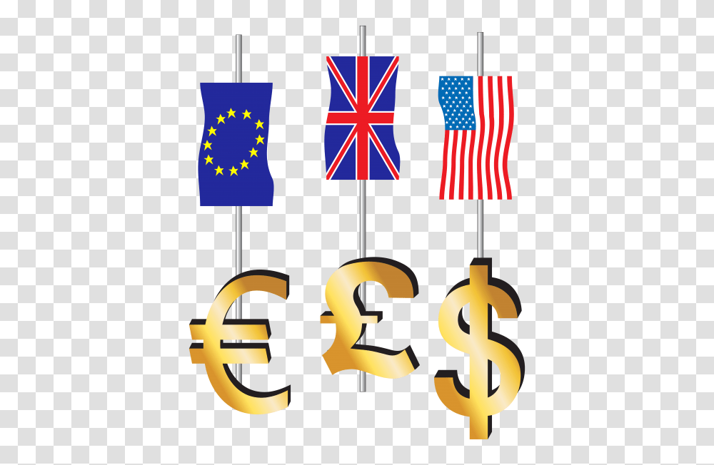 Euro Pound Dollar Signs And Flags, Number, Alphabet Transparent Png