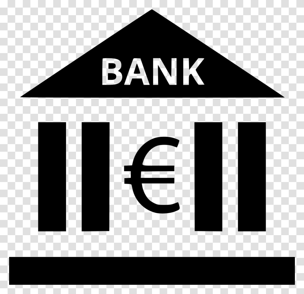 Euro Sign Bank Comments Bank, Number, Label Transparent Png