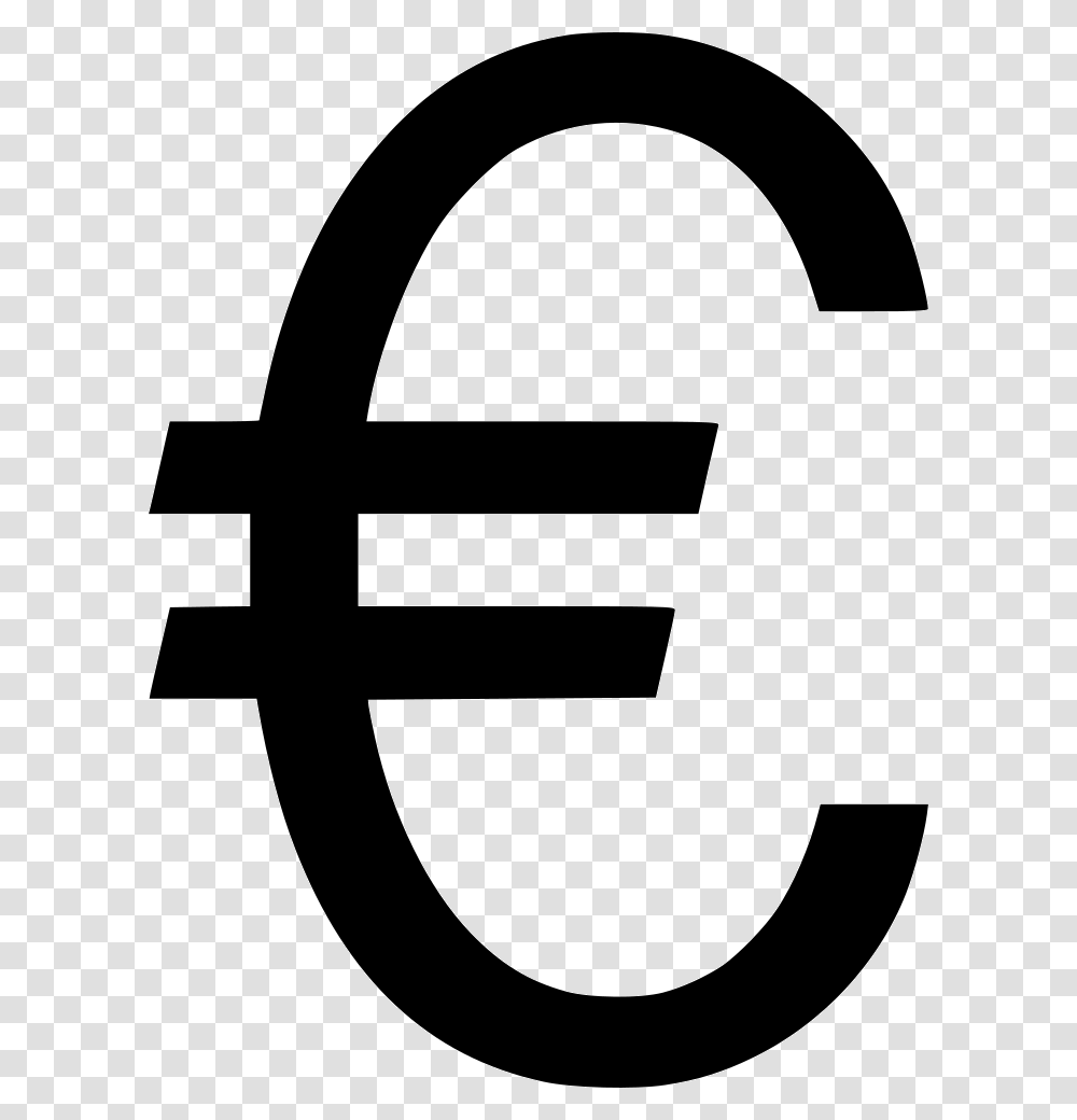 Euro Sign, Cross, Stencil Transparent Png