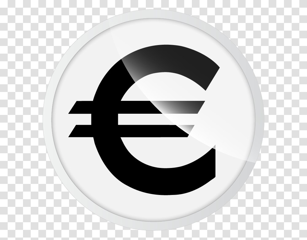 Euro Symbol Blue, Logo, Trademark, Tape Transparent Png