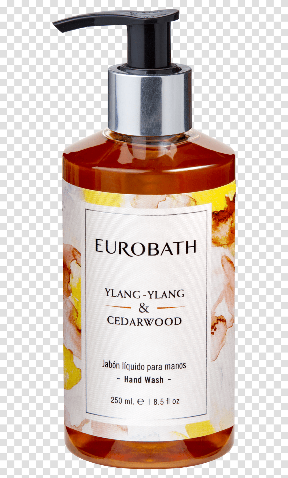 Eurobath Jabon De Manos Ylan Ylan Y Cedarwood X250 Hair Care, Bottle, Alcohol, Beverage, Label Transparent Png