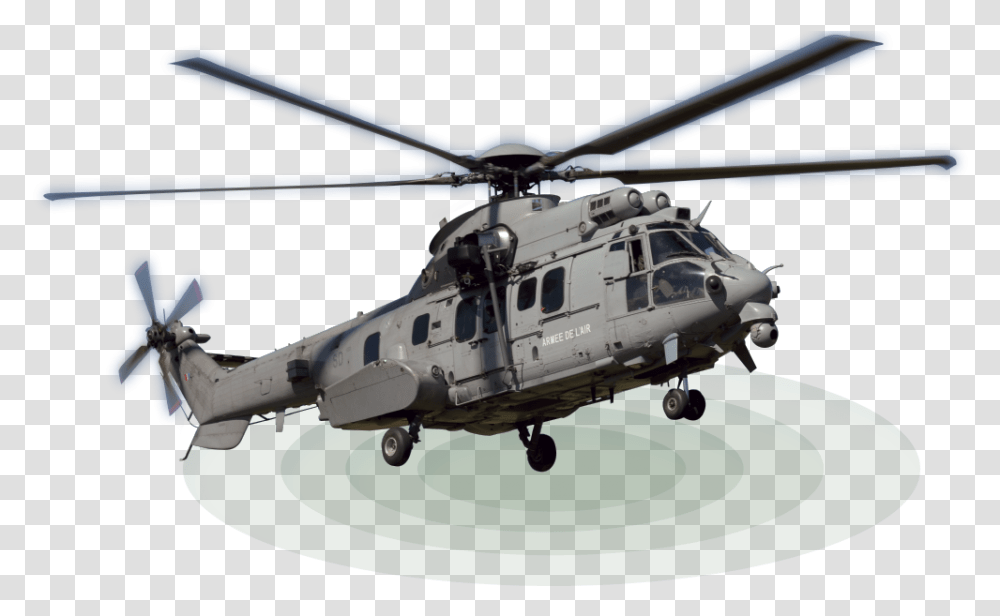 Eurocopter Ec 725, Helicopter, Aircraft, Vehicle, Transportation Transparent Png