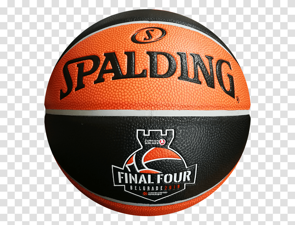 Euroleague Official F4 Belgrade Ball Basketball Pointat Spalding Euroleague Ball, Sport, Sports, Team Sport, Basketball Court Transparent Png