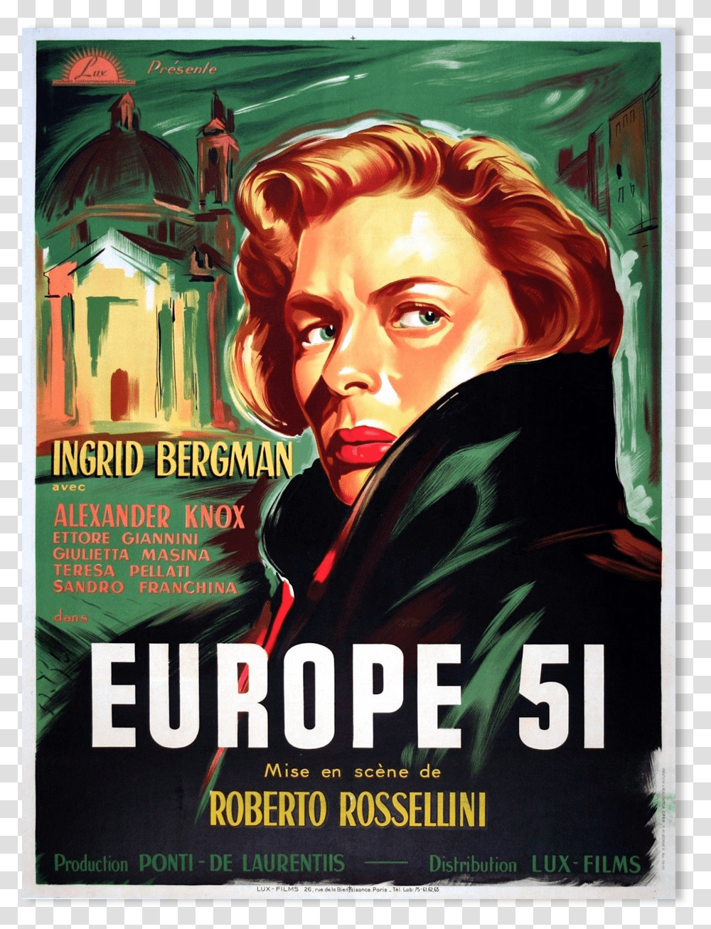 Europe 51 Movie PosterSrc Https Europe, Advertisement, Person, Human, Paper Transparent Png