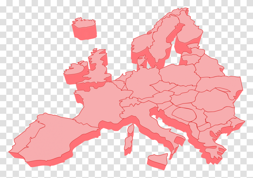 Europe Map 3d Vector, Diagram, Atlas, Plot, Person Transparent Png