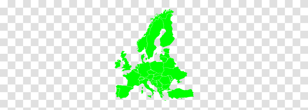 Europe Map Green Clip Art, Diagram, Plot, Atlas Transparent Png