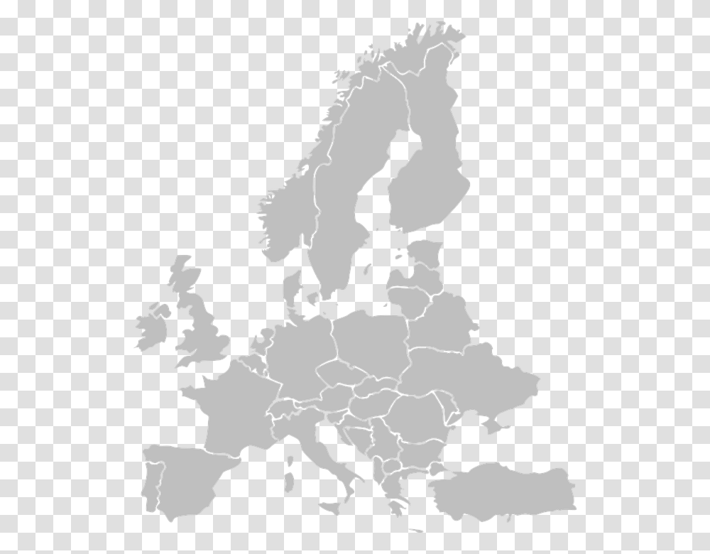 Europe Map Grey, Diagram, Plot, Person, Human Transparent Png