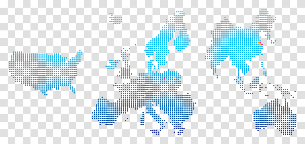 Europe Map, Number Transparent Png