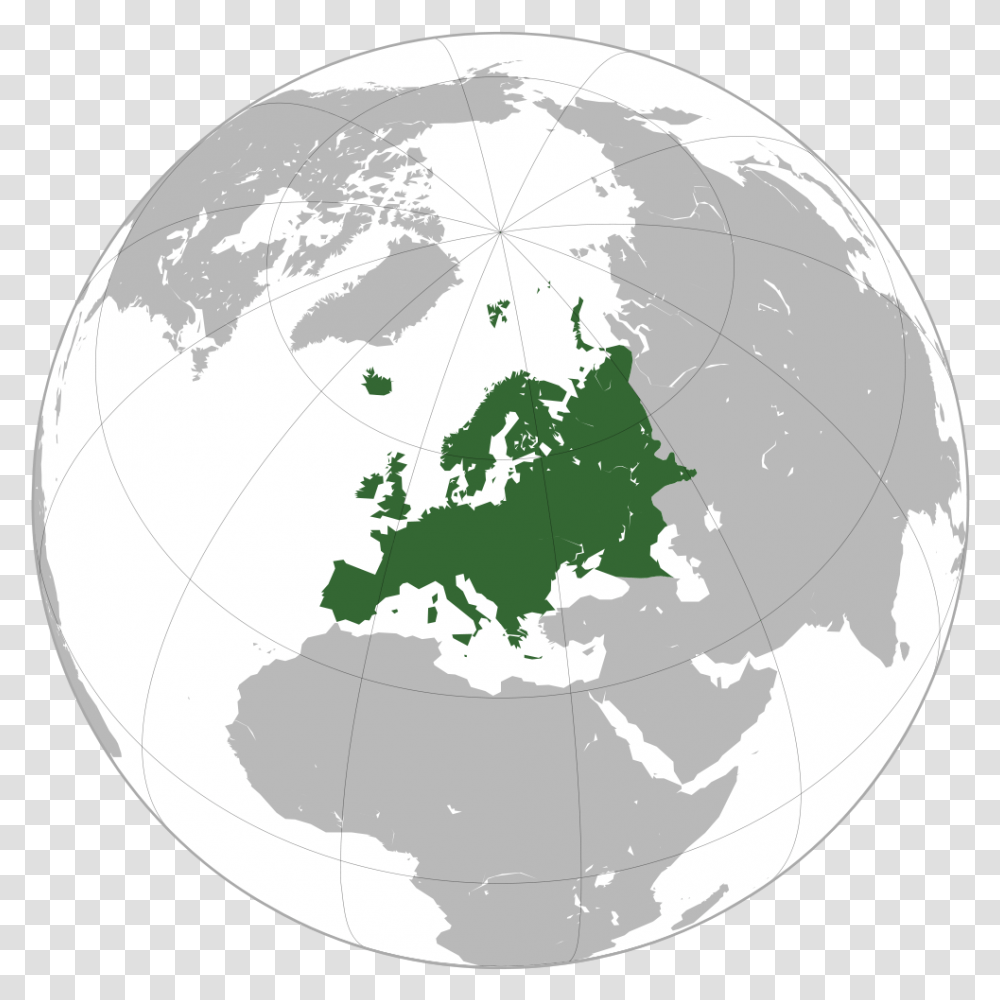 Europe On Global Map, Outer Space, Astronomy, Universe, Planet Transparent Png