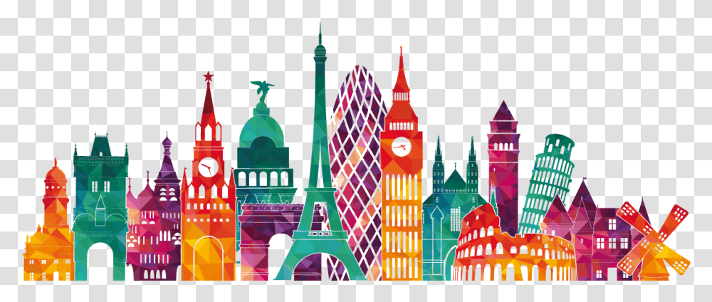 Europe Vector Images Places, Architecture, Building, Spire, Tower Transparent Png